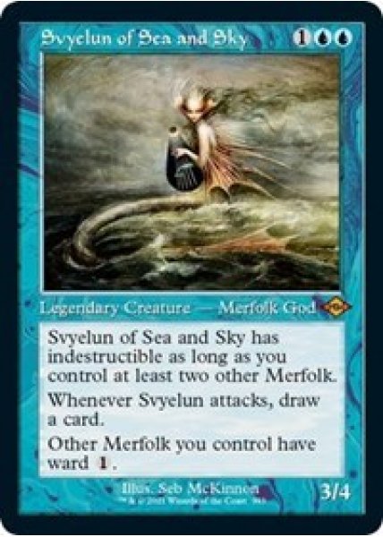 Svyelun of Sea and Sky (Retro Frame) (Foil Etched) - Foil