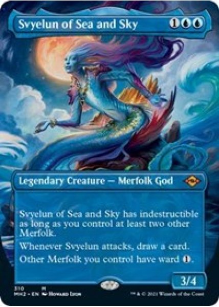 Svyelun of Sea and Sky (Borderless) - Foil