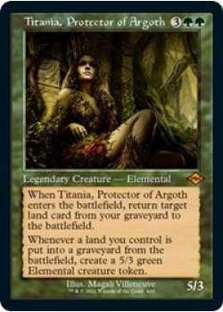 Titania, Protector of Argoth (Retro Frame) - Foil