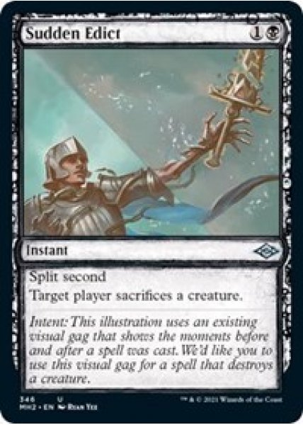 Sudden Edict (Showcase) - Foil