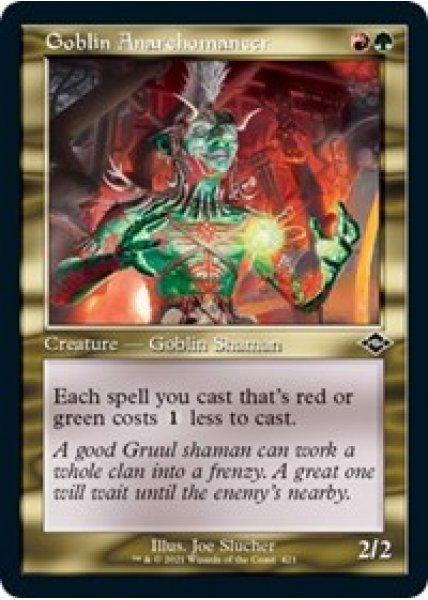 Goblin Anarchomancer (Retro Frame) (Foil Etched) - Foil