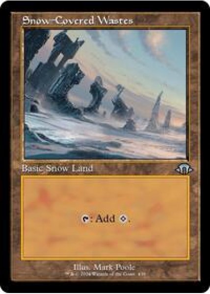 Snow-Covered Wastes (Retro Frame) Foil