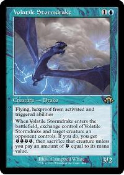 Volatile Stormdrake (Retro Frame) Foil