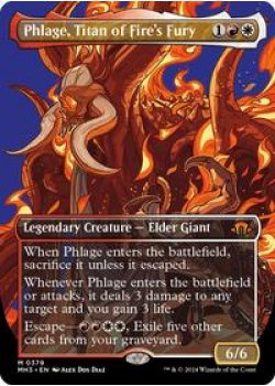 Phlage, Titan of Fire's Fury (Borderless) Foil