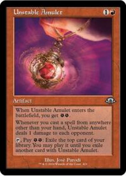 Unstable Amulet (Retro Frame) Foil