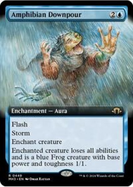 Amphibian Downpour (Extended Art) Foil