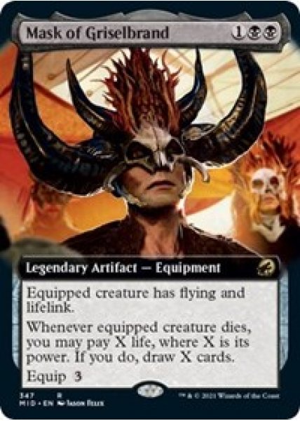 Mask of Griselbrand (Extended Art) - Foil