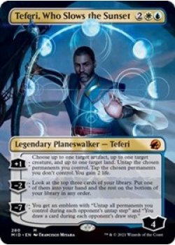 Teferi, Who Slows the Sunset (Borderless)