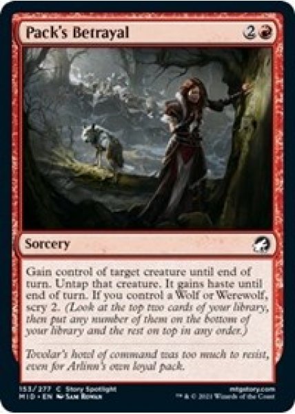 Pack's Betrayal - Foil