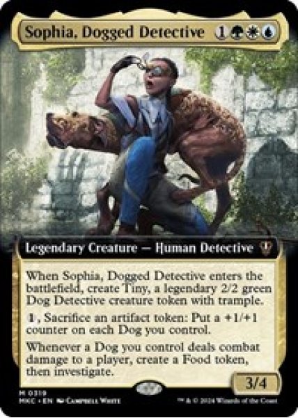 Sophia, Dogged Detective (Extended Art) Foil