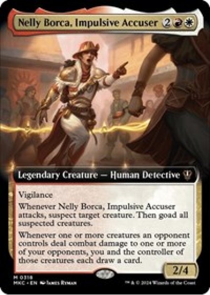 Nelly Borca, Impulsive Accuser (Extended Art) Foil