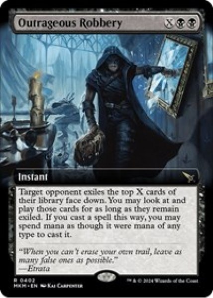 Outrageous Robbery (Extended Art) Foil