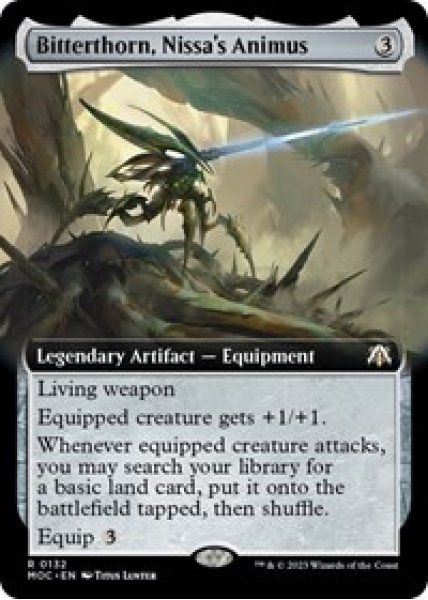 Bitterthorn, Nissa's Animus (Extended Art) - Foil