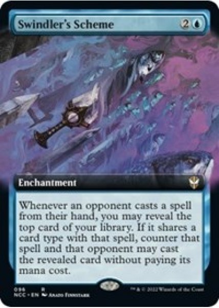 Swindler's Scheme (Extended Art) - Foil