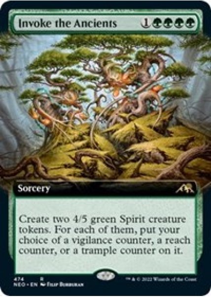 Invoke the Ancients (Extended Art) - Foil