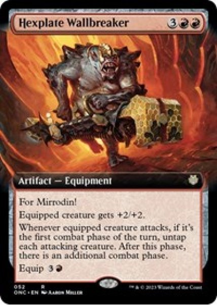 Hexplate Wallbreaker (Extended Art) - Foil