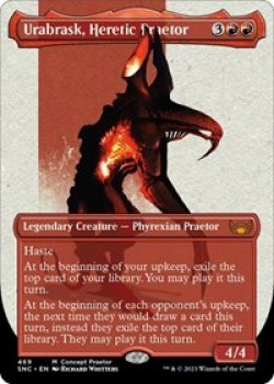 Urabrask, Heretic Praetor (Concept Praetor) (Step-And-Compleat Foil) - Foil