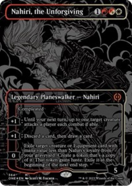 Nahiri, the Unforgiving (Oil Slick Raised Foil) - Foil