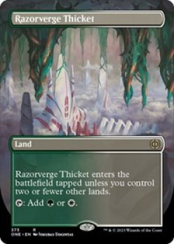 Razorverge Thicket (Borderless)