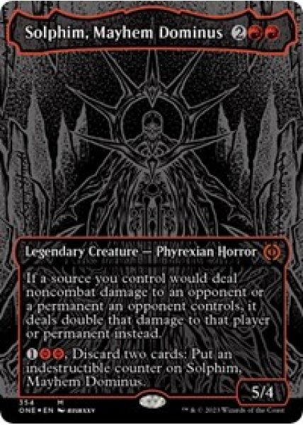 Solphim, Mayhem Dominus (Oil Slick Raised Foil) - Foil