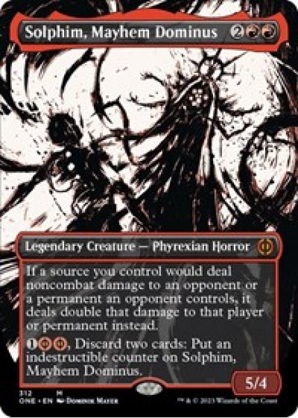 Solphim, Mayhem Dominus (Borderless) - Foil