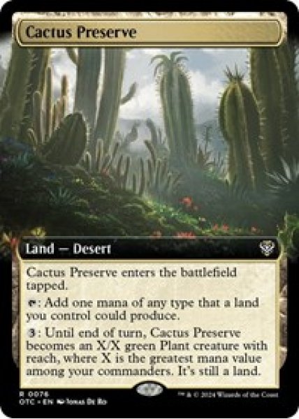 Cactus Preserve (Extended Art)