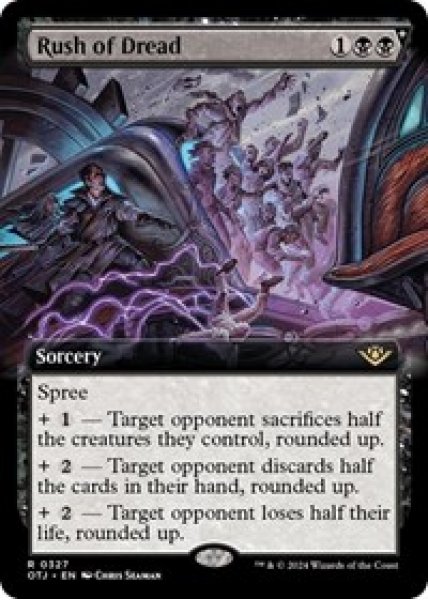 Rush of Dread (Extended Art) Foil