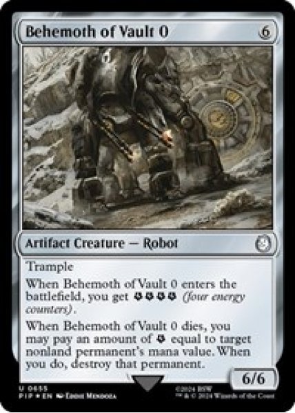 Behemoth of Vault 0 (Surge Foil) Foil