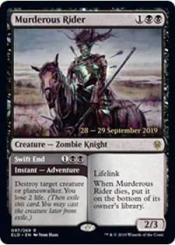 Murderous Rider // Swift End - Foil