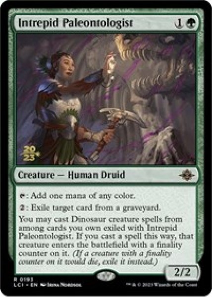 Intrepid Paleontologist Foil