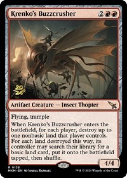 Krenko's Buzzcrusher Foil