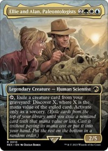 Ellie and Alan, Paleontologists (Borderless) Foil