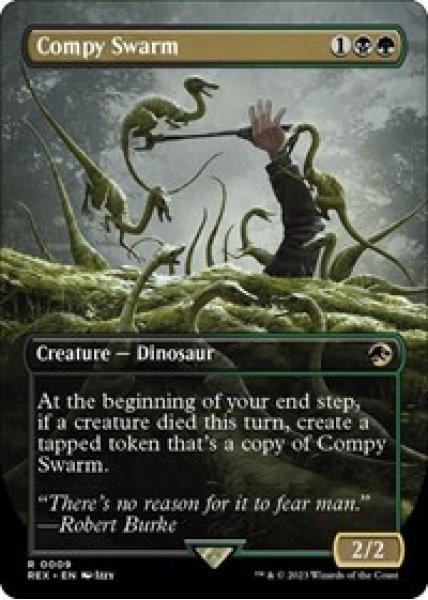 Compy Swarm (Borderless) Foil