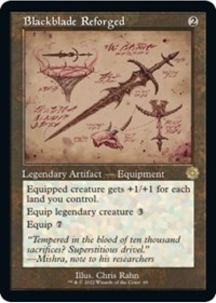 Blackblade Reforged (Schematic) - Foil