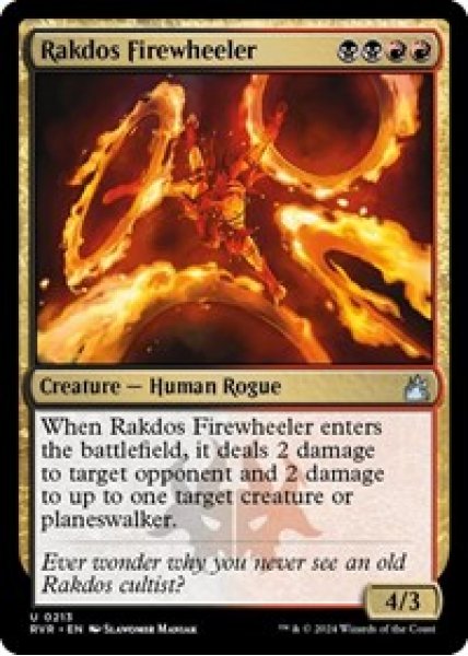 Rakdos Firewheeler Foil