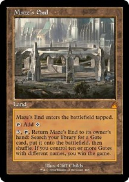 Maze's End (Retro Frame)