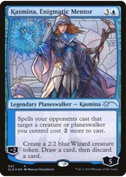 Kasmina, Enigmatic Mentor (Stained Glass) - Foil