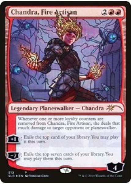 Chandra, Fire Artisan (Stained Glass) - Foil