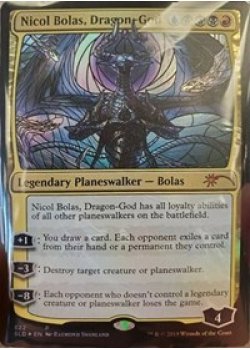 Nicol Bolas, Dragon-God (Stained Glass) - Foil