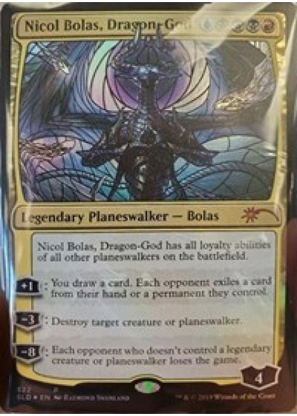 Nicol Bolas, Dragon-God (Stained Glass) - Foil