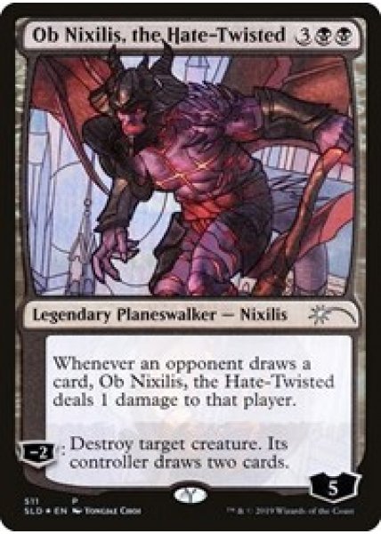 Ob Nixilis, the Hate-Twisted (Stained Glass) - Foil