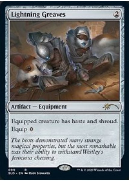 Lightning Greaves - Foil