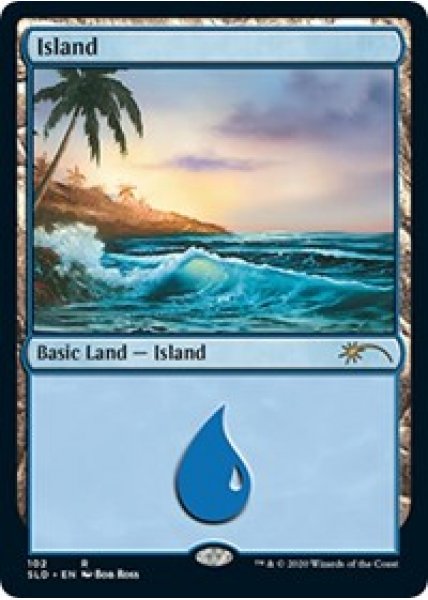 Island (102) (Bob Ross) - Foil