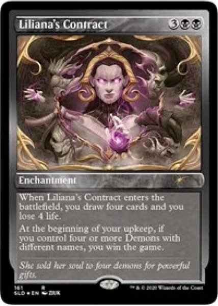 Liliana's Contract (Foil Etched) - Foil