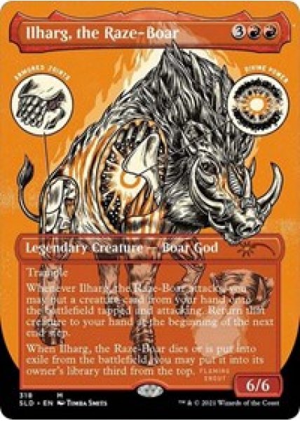 Ilharg, the Raze-Boar (Foil Etched) - Foil