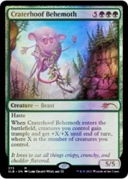 Craterhoof Behemoth (375) - Foil