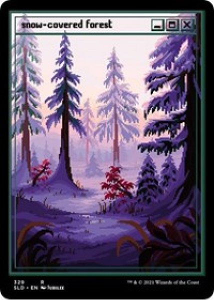 Snow-Covered Forest (PixelSnowLands.jpg)