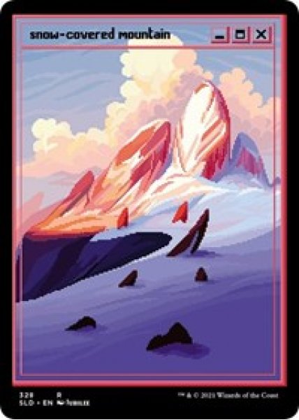 Snow-Covered Mountain (PixelSnowLands.jpg)