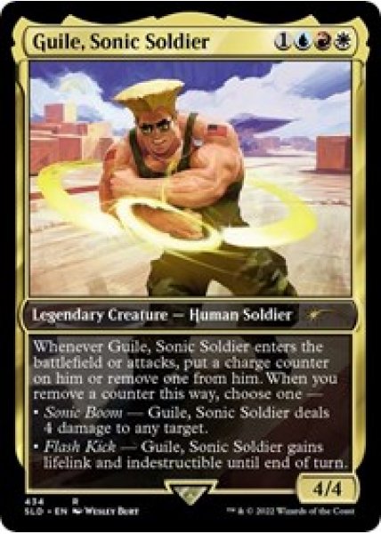 Guile, Sonic Soldier - Foil