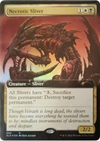 Necrotic Sliver (Extended Art) - Foil